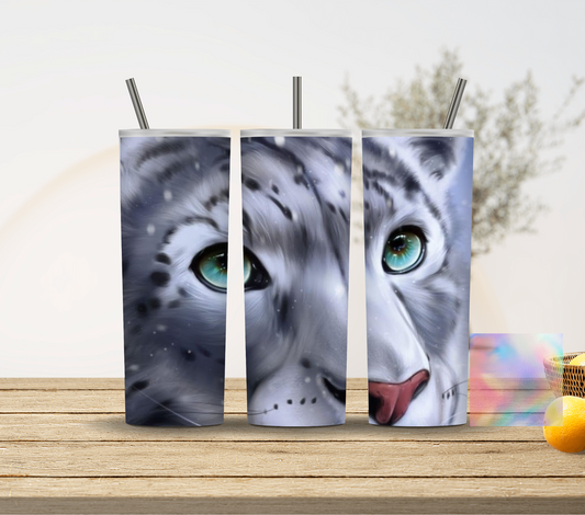 White Tiger Tumbler