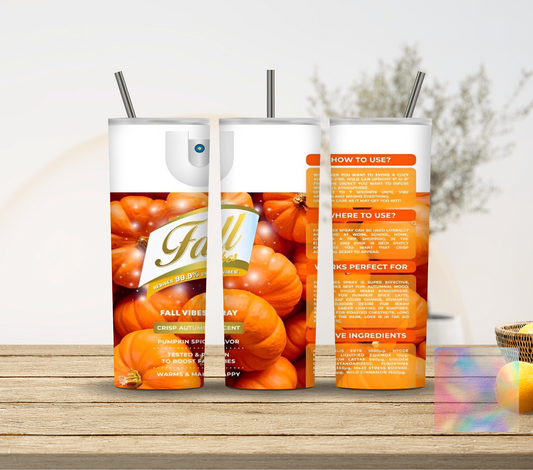 Fall Vibes Spray Tumbler